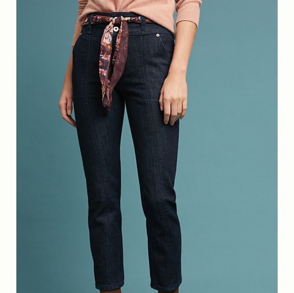 Anthropologie High-Rise Slim Straight Jeans - Picture 3 of 7